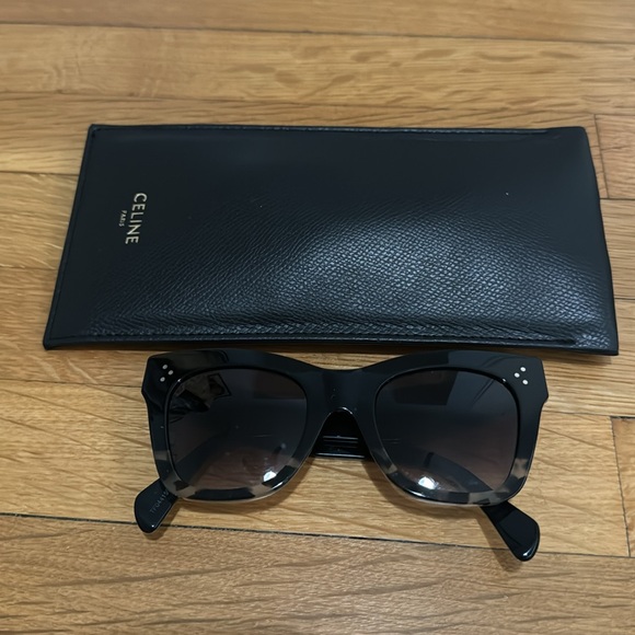 Celine Cat Eye S004 Sunglasses in Acetate Black/Havana - barely worn!!!! - Picture 5 of 7